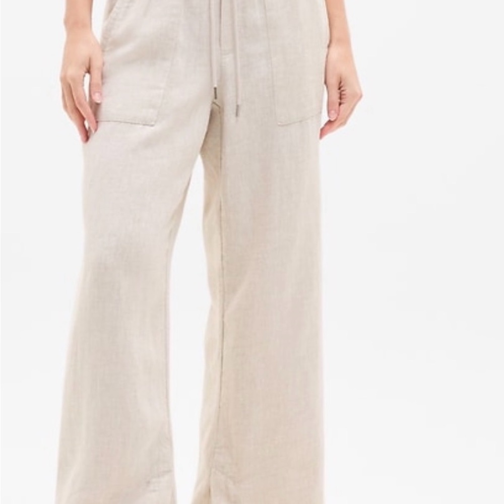 Athleta Retreat Linen High Rise Pant